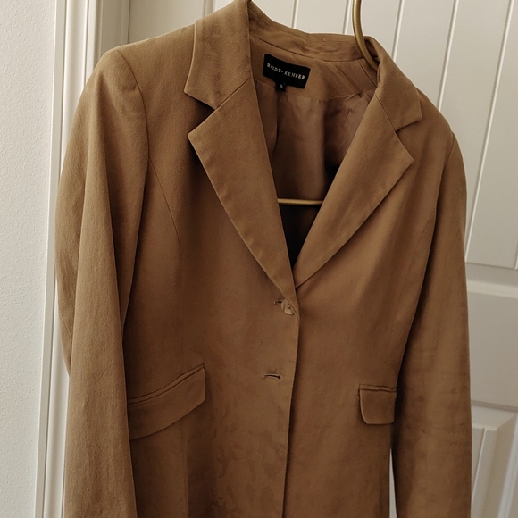 Randy Kemper Women's Size 8 Suede-Like Coat - Picture 1 of 13